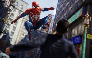 The trailer of the Spider-Man game